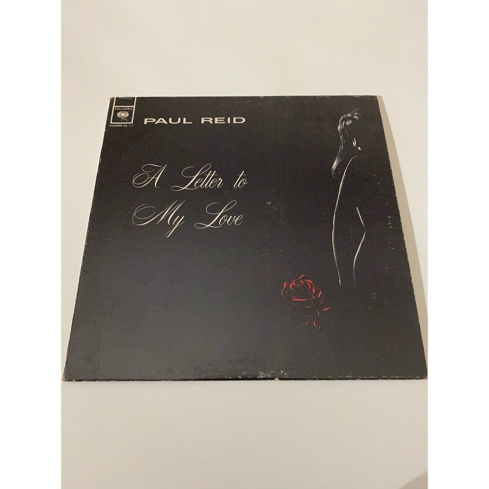 Paul Reid A Letter To My Love 1967 LP Columbia EL-115 Two Eye Mono VG+